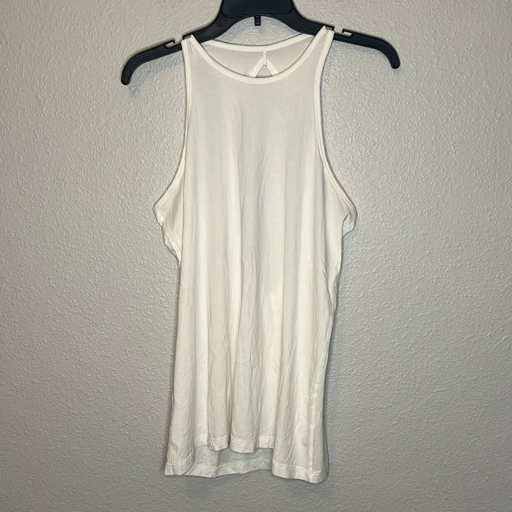 Lululemon Trapeze Twist Tank White Size 8